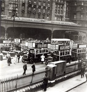1920年代のビクトリア駅